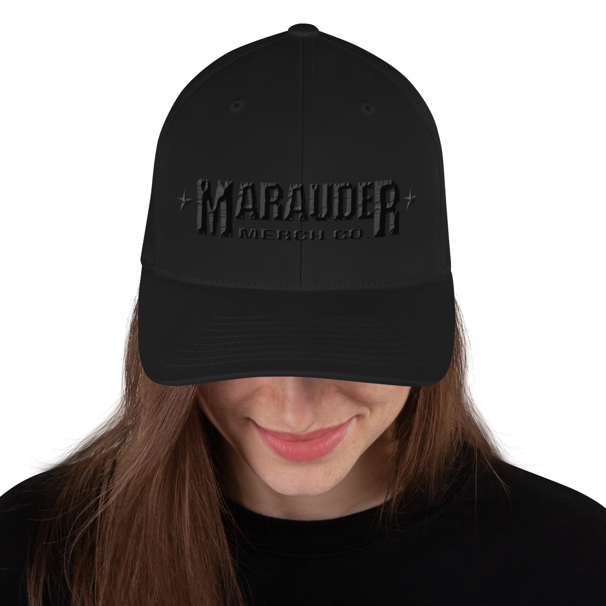 Custom "Your Logo" Branded Leatherette Patch Hat - Image 2